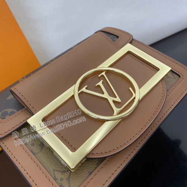 Lv路易威登2023專櫃新款Dauphine迷你手袋 LV達芙妮手提肩背女包 M46537 ydh5030